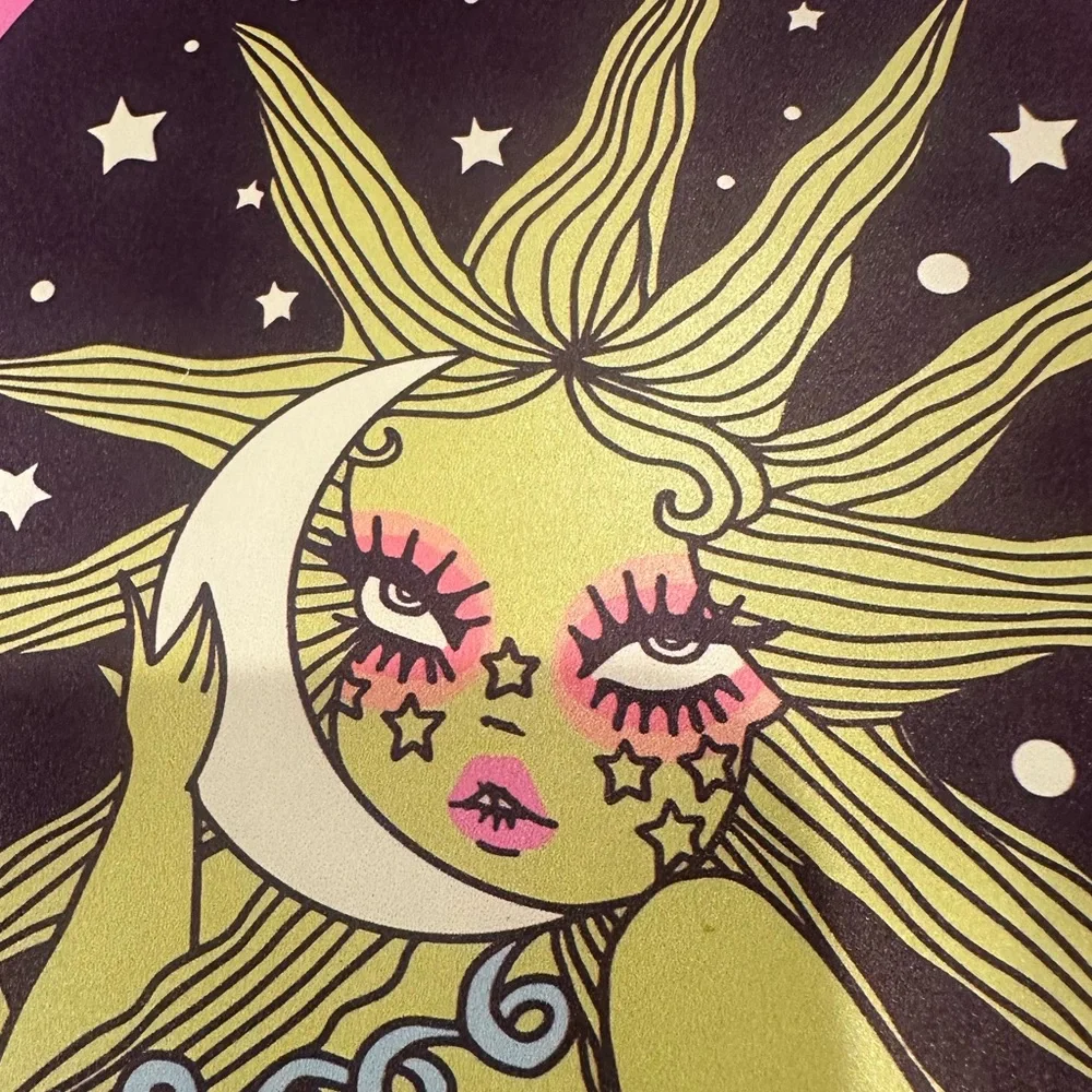 Valfre Sun & Moon Arch Wall Hook in Lime, Pink, Purple, Black